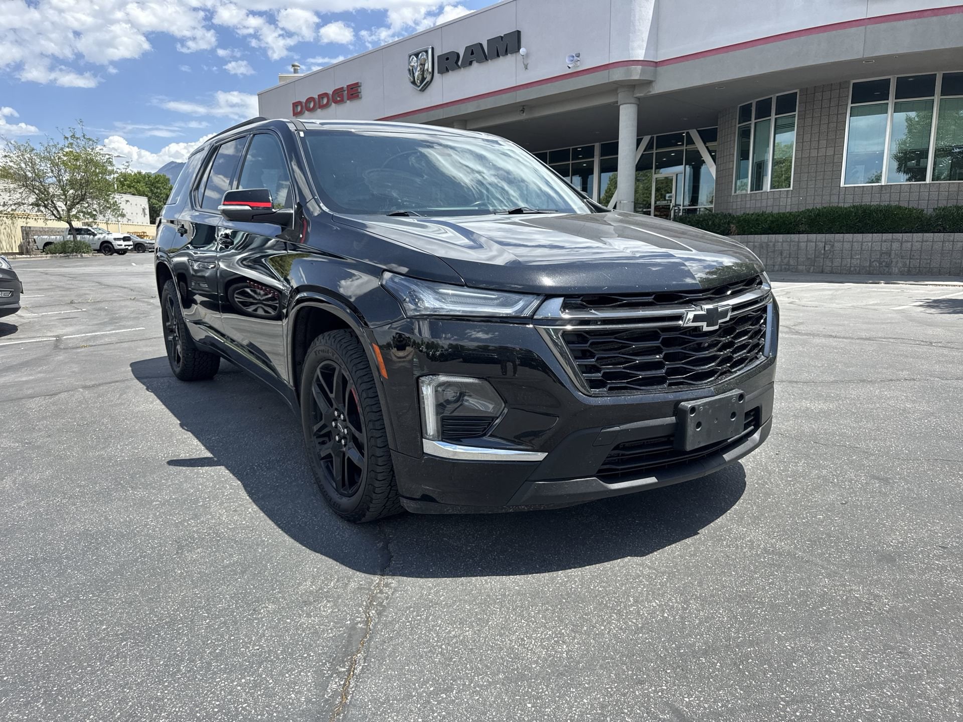 Used 2023 Chevrolet Traverse Premier with VIN 1GNEVKKW6PJ194453 for sale in Sandy, UT