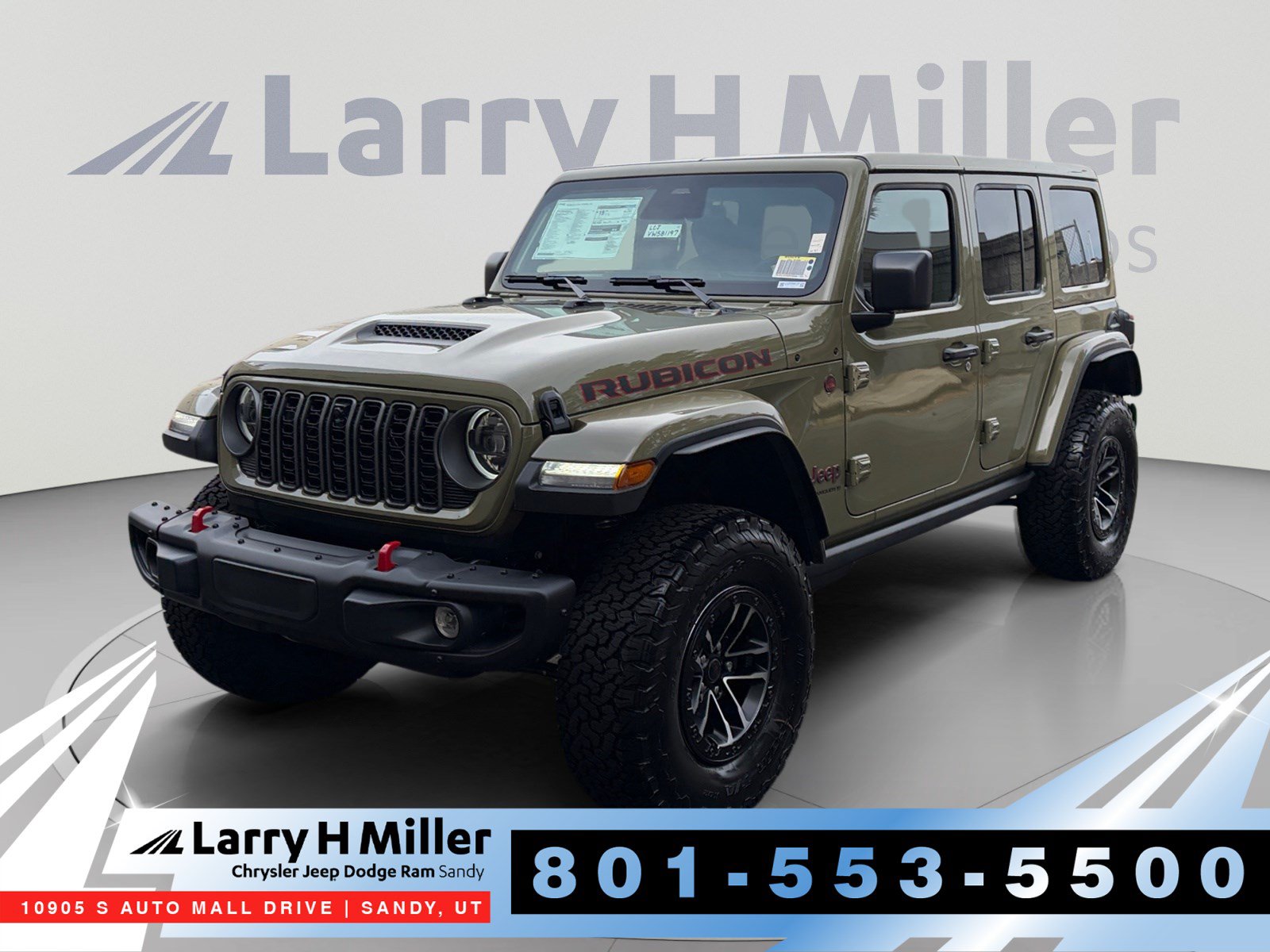 New 2027 Jeep Wrangler Rubicon X Sport Utility Sandy, UT