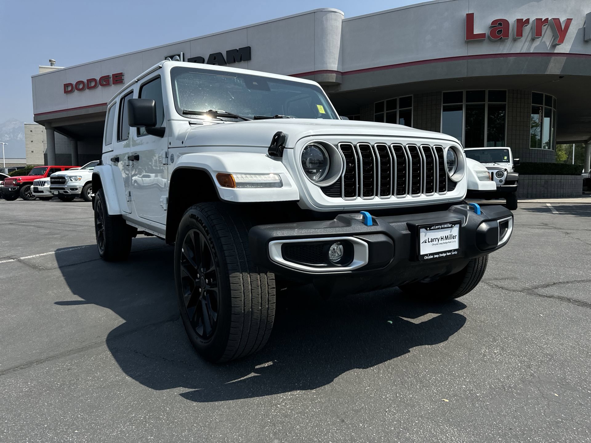 Certified 2024 Jeep Wrangler 4xe Sahara 4XE with VIN 1C4RJXP63RW155093 for sale in Sandy, UT