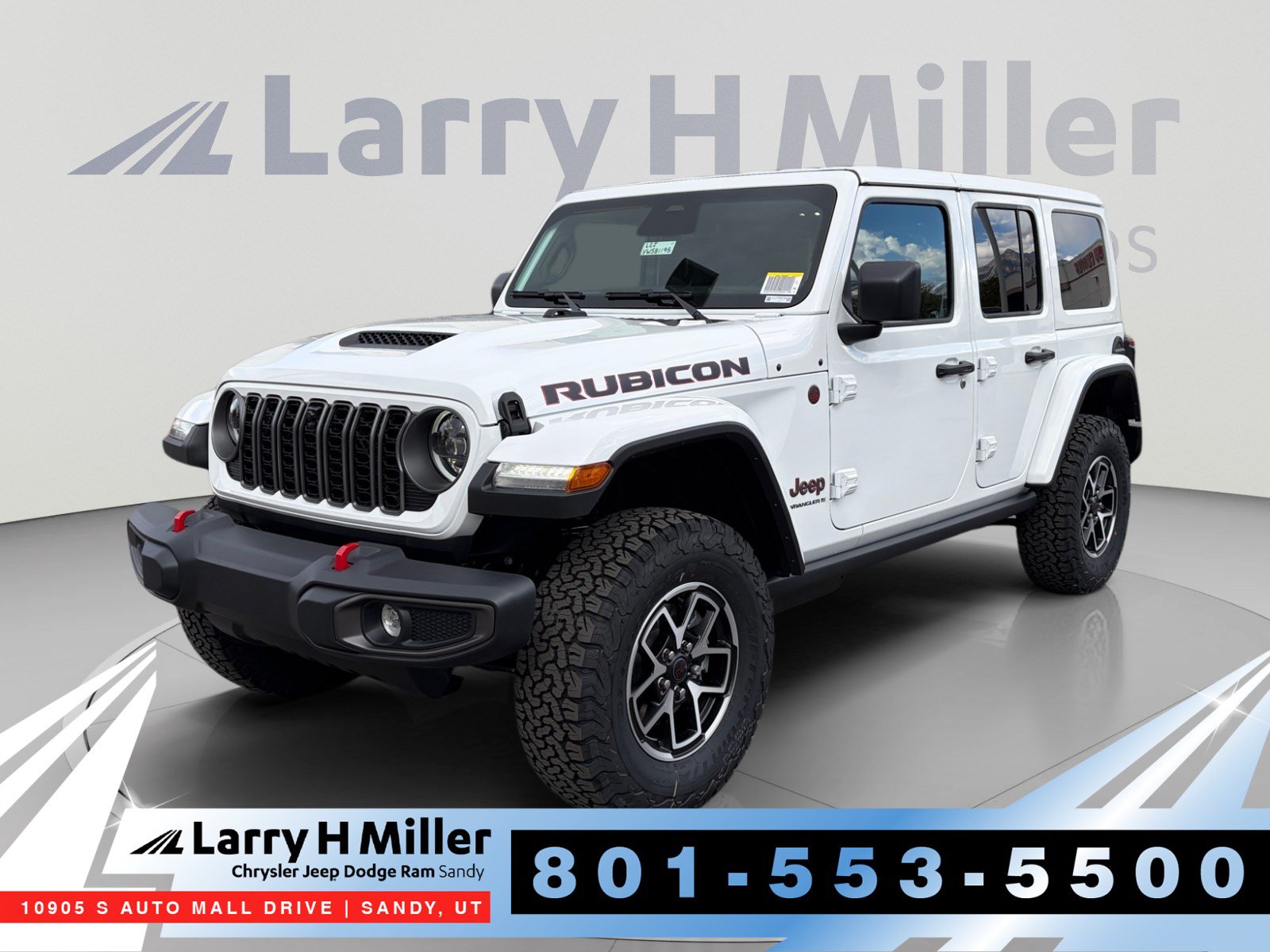 New 2027 Jeep Wrangler Rubicon Sport Utility Sandy, UT