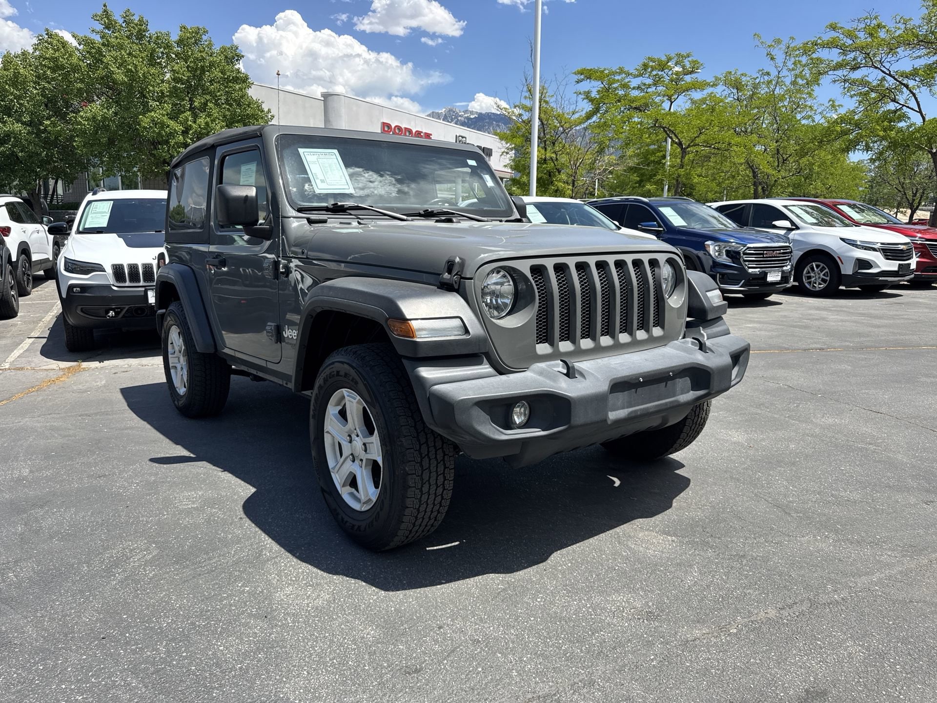 Used 2020 Jeep Wrangler Sport S with VIN 1C4GJXAN8LW136439 for sale in Sandy, UT
