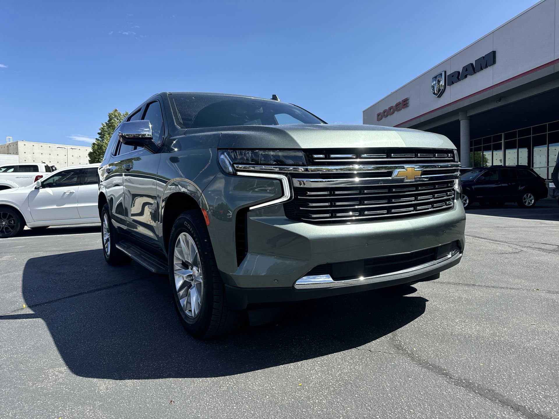 Used 2023 Chevrolet Tahoe Premier with VIN 1GNSKSKD8PR262635 for sale in Sandy, UT