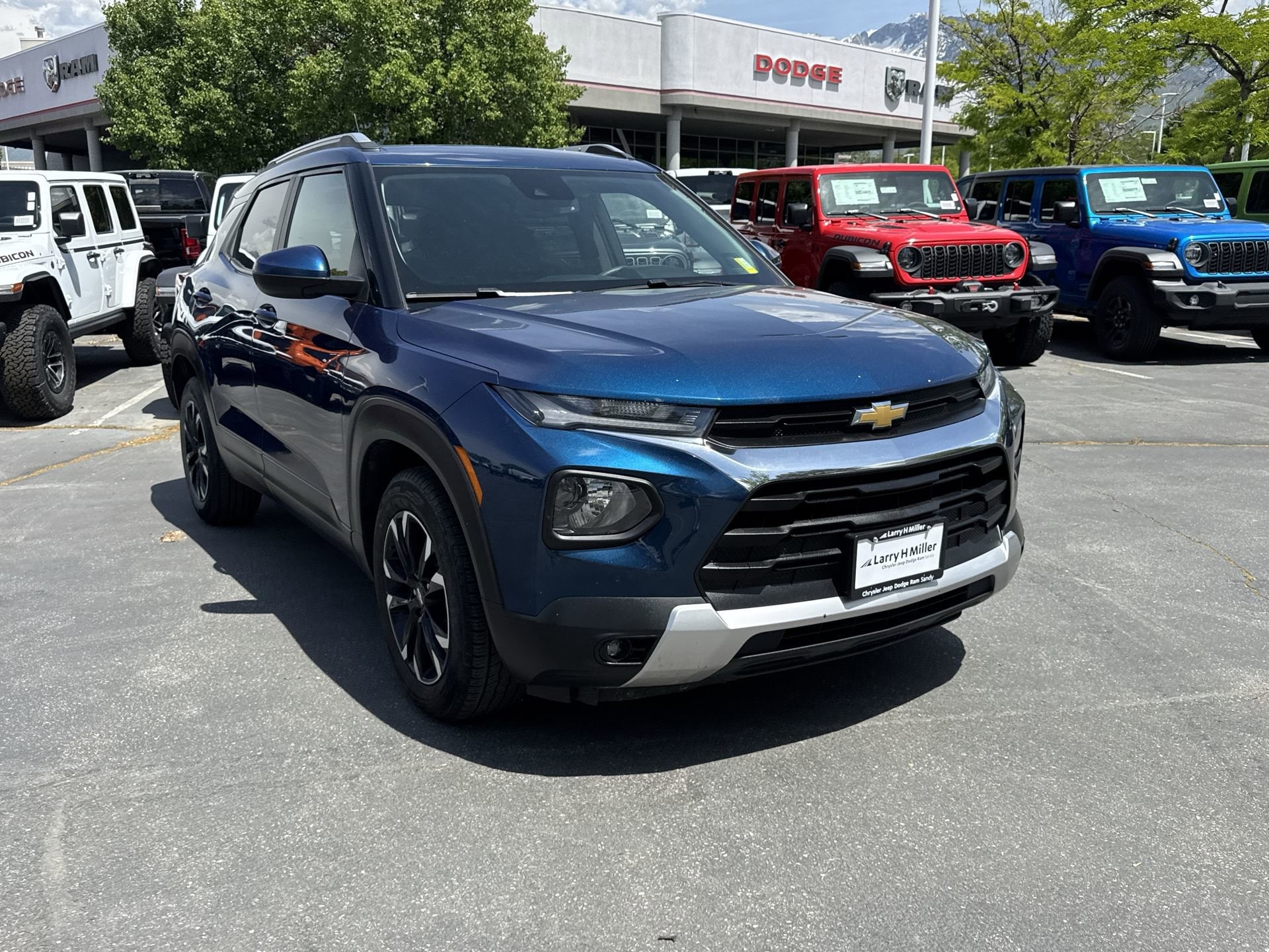 Used 2021 Chevrolet Trailblazer LT with VIN KL79MPS25MB133377 for sale in Sandy, UT