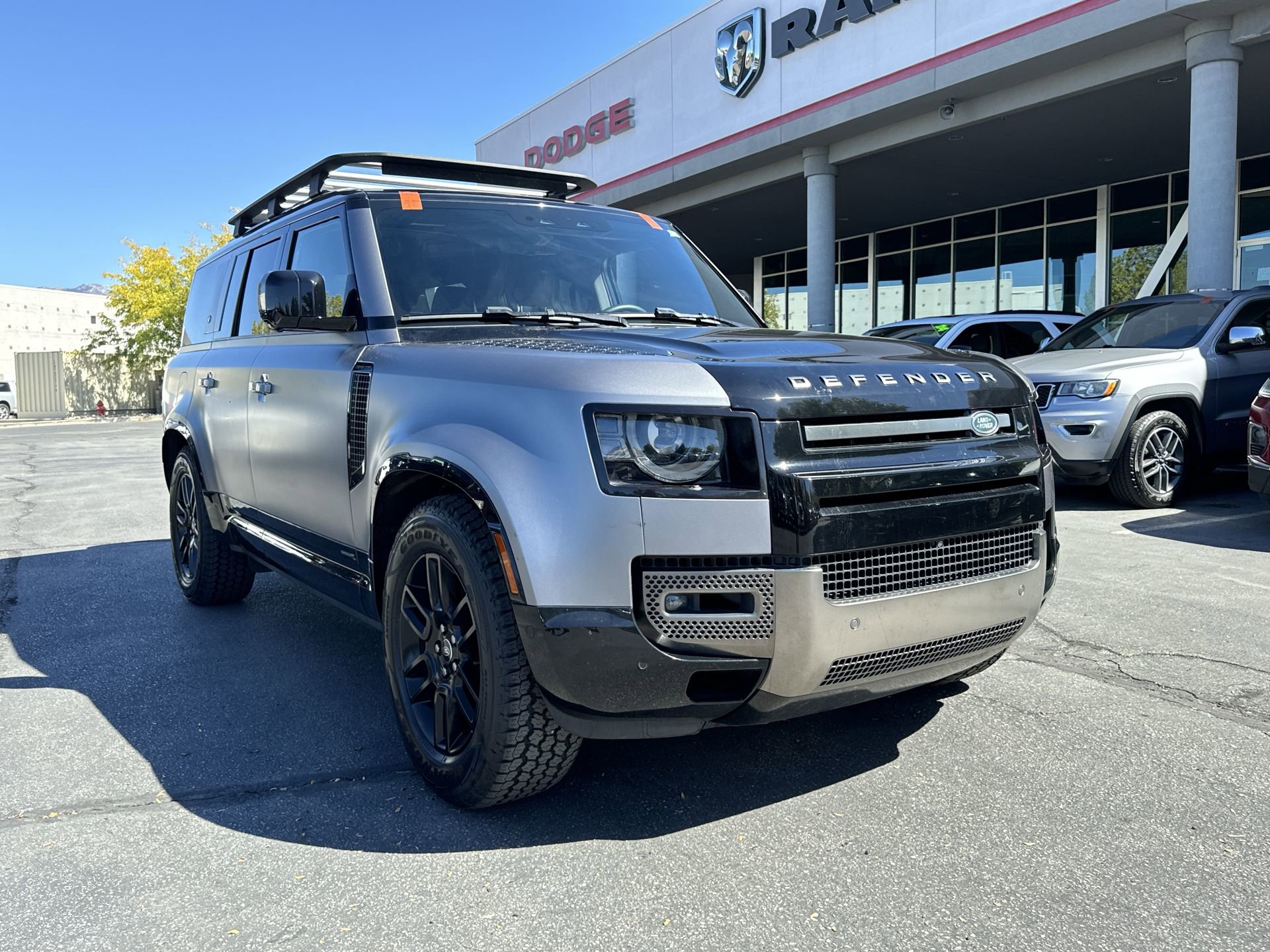 Used 2023 Land Rover Defender X with VIN SALEXFEU6P2217902 for sale in Bountiful, UT