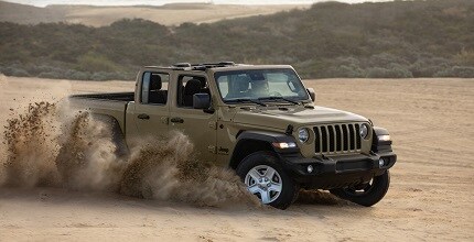 Jeep Gladiator Jeep Gladiator on sand