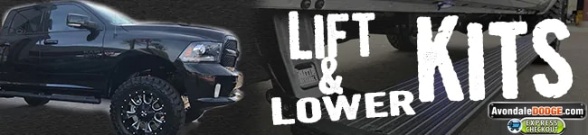 Larry H. Miller Dodge Ram Avondale Truck Accessories and Lift & Lower Kits - Installed