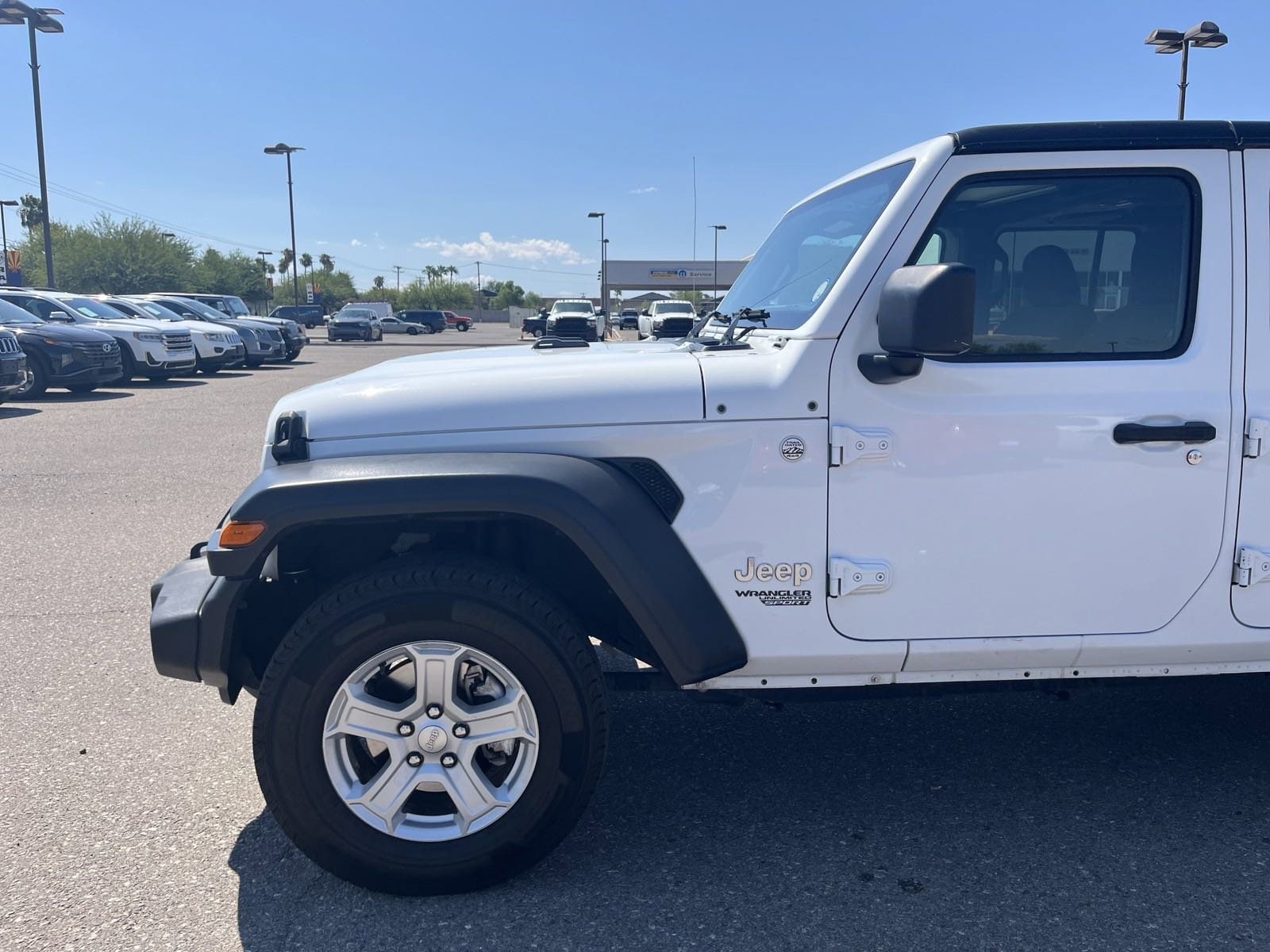 Certified 2021 Jeep Wrangler Unlimited Sport S with VIN 1C4HJXDN5MW591928 for sale in Tucson, AZ