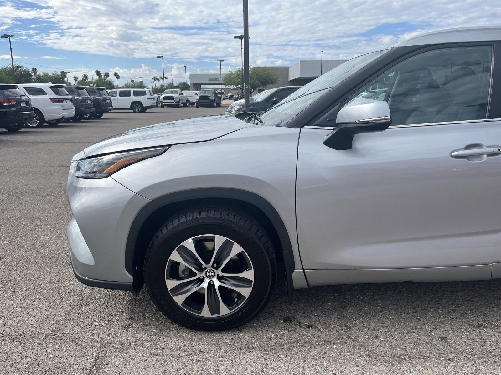 Used 2023 Toyota Highlander L with VIN 5TDKDRBH3PS022702 for sale in Tucson, AZ