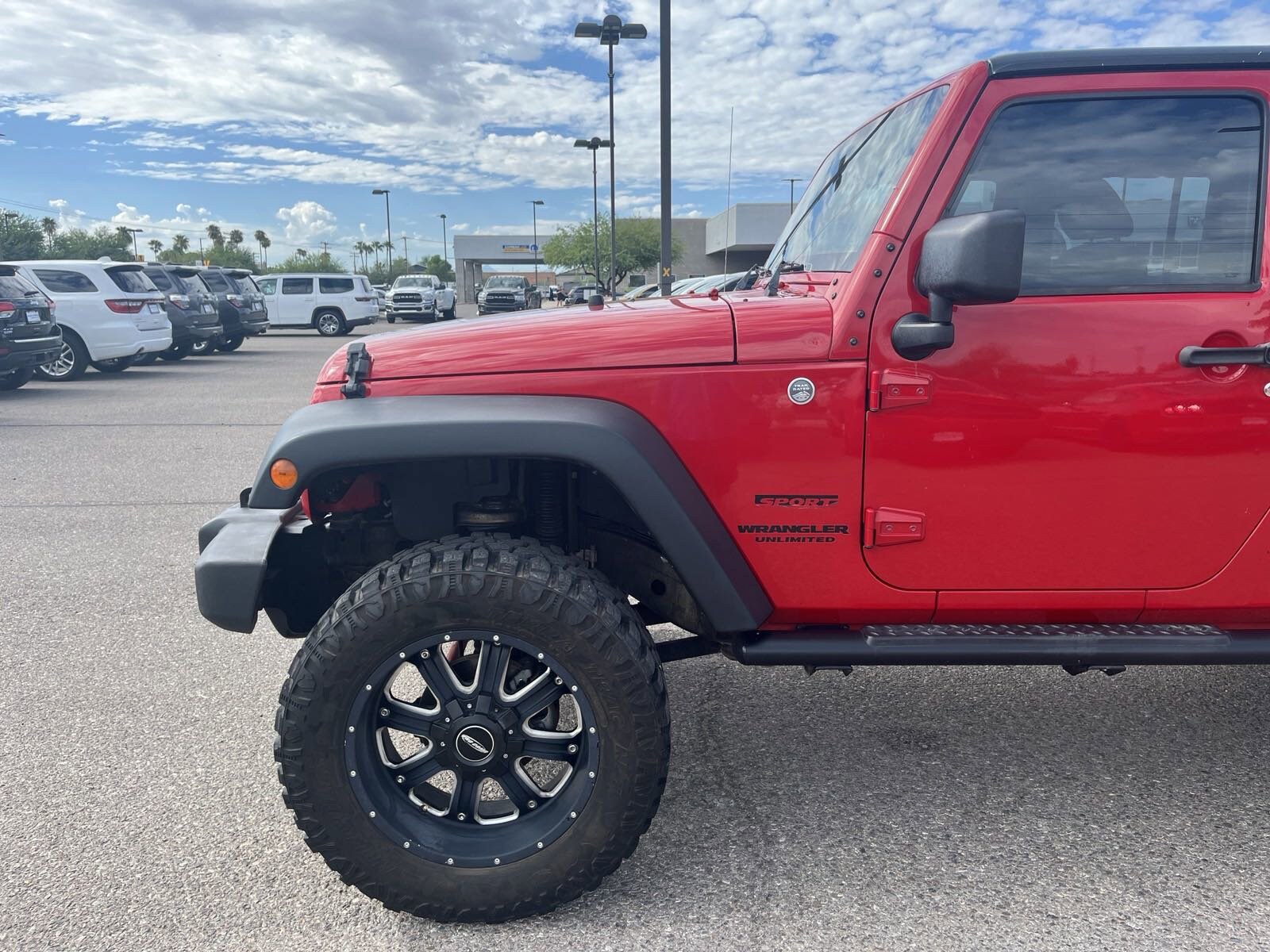 Used 2014 Jeep Wrangler Unlimited Sport with VIN 1C4BJWDG5EL267589 for sale in Tucson, AZ