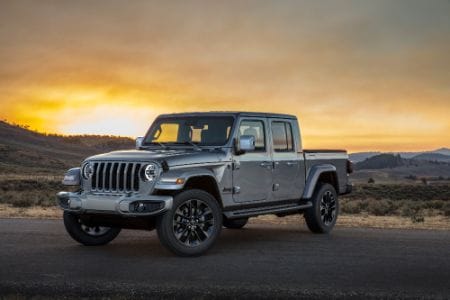 jeep gladiator in desert