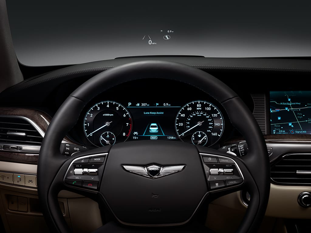 2019 Genesis G90 Interior front view