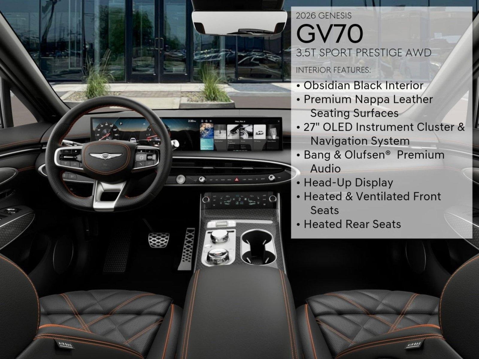 2026 GENESIS GV70 Sport Prestige - Photo 14