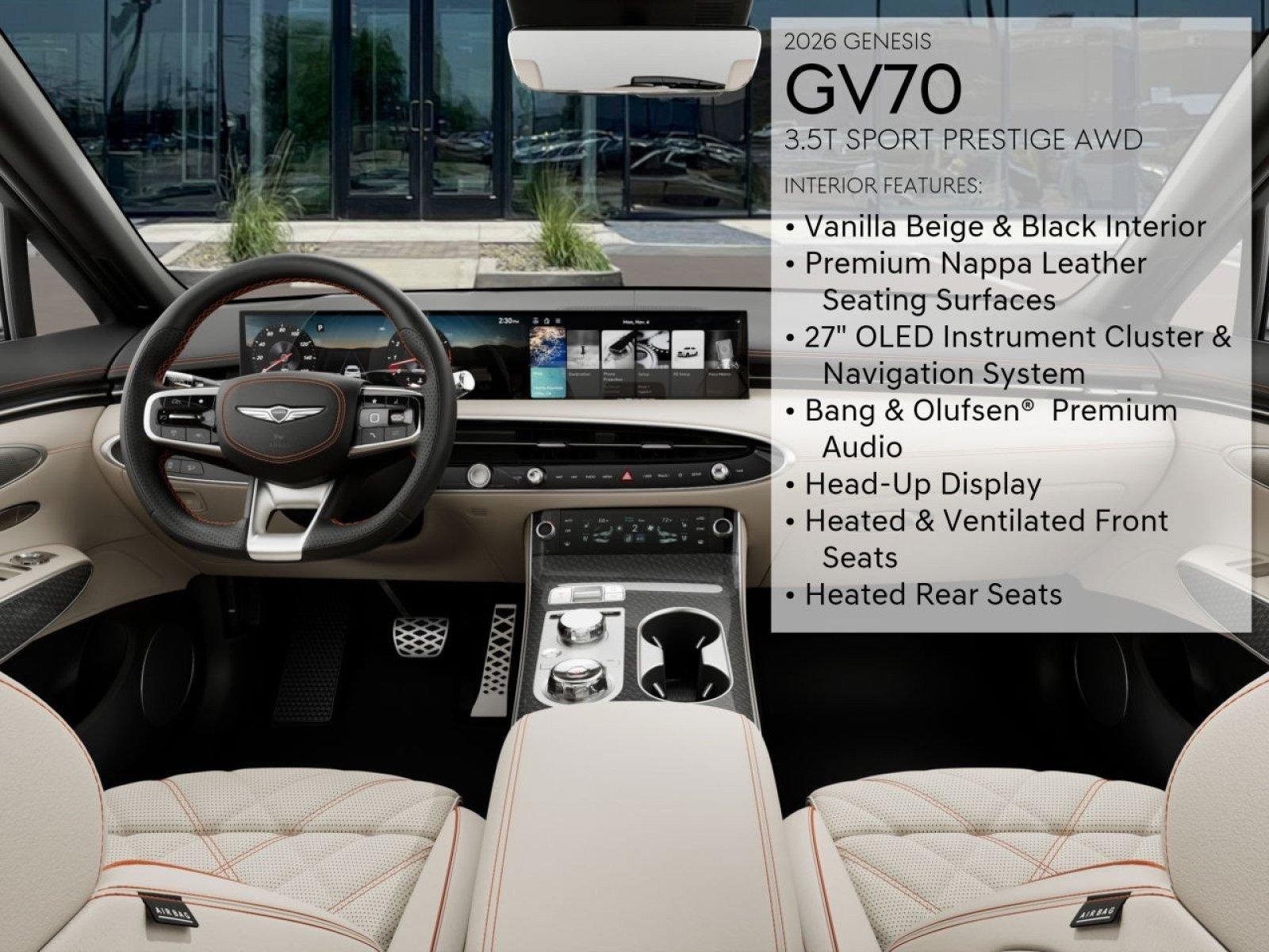 2026 GENESIS GV70 Sport Prestige - Photo 15