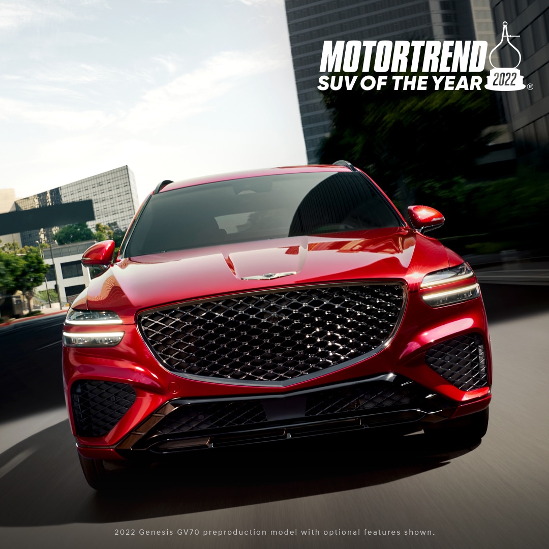 All-New 2022 Genesis GV70 SUV: 2022 MotorTrend SUV of the Year