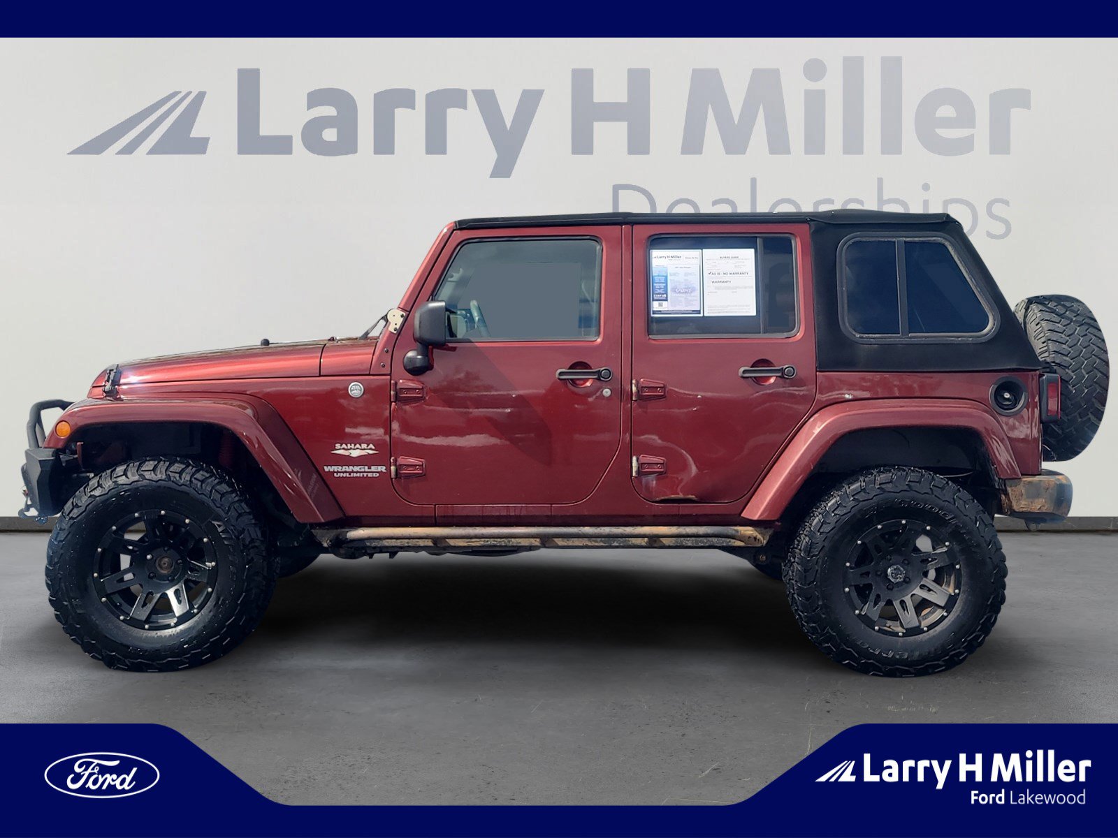 Used 2007 Jeep Wrangler Unlimited Sahara with VIN 1J4GA59127L194649 for sale in Lakewood, CO