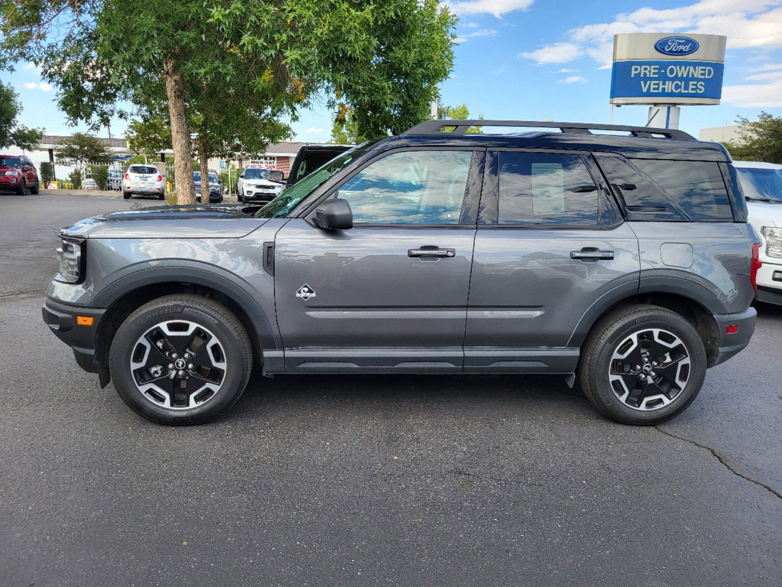 Certified 2023 Ford Bronco Sport Outer Banks with VIN 3FMCR9C6XPRD00240 for sale in Lakewood, CO