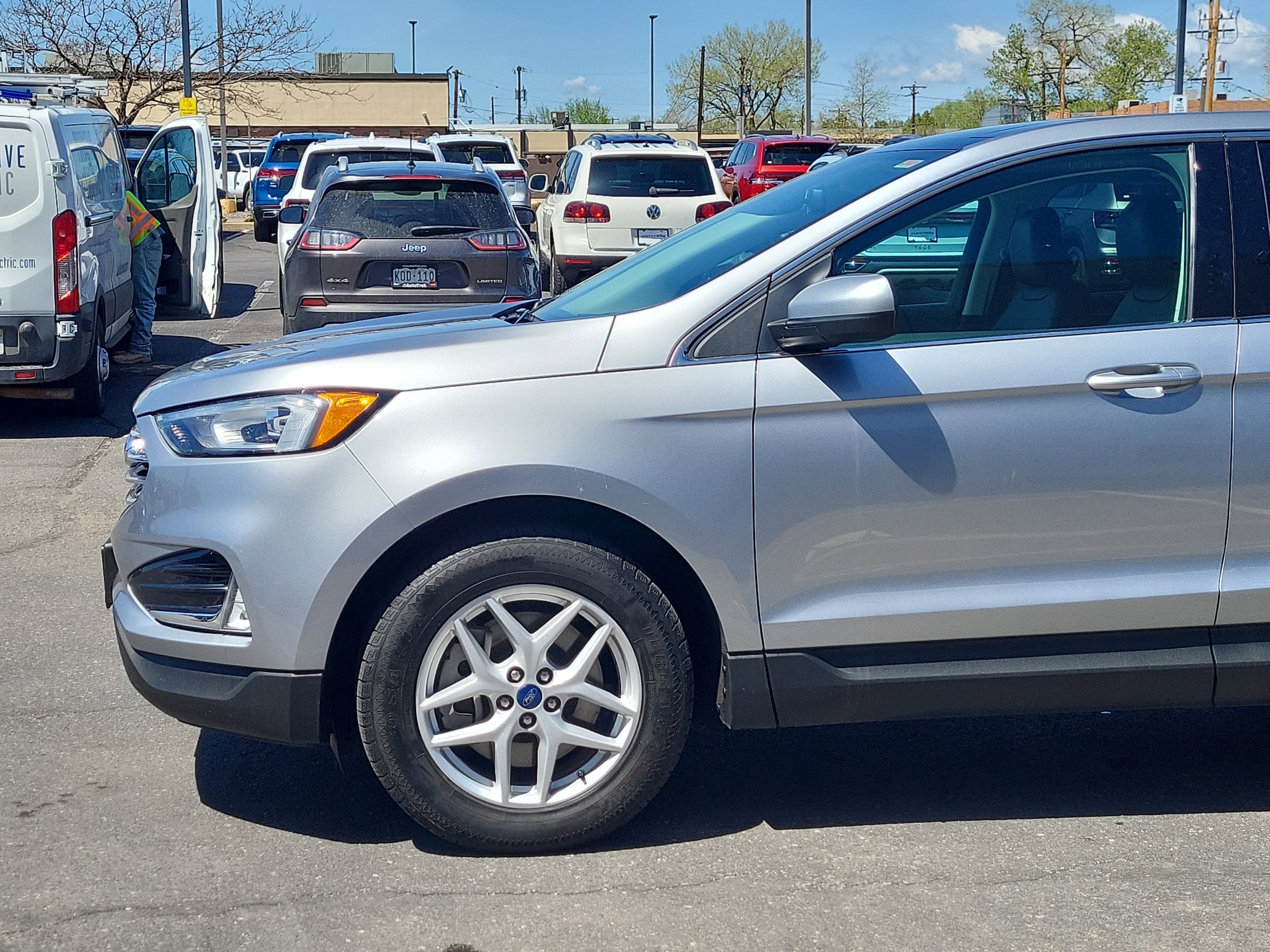 Used 2021 Ford Edge SEL with VIN 2FMPK4J92MBA17346 for sale in Lakewood, CO