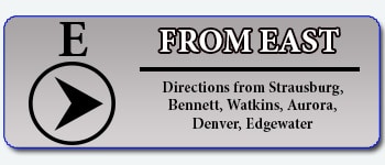 Directions to Denver from Aurora