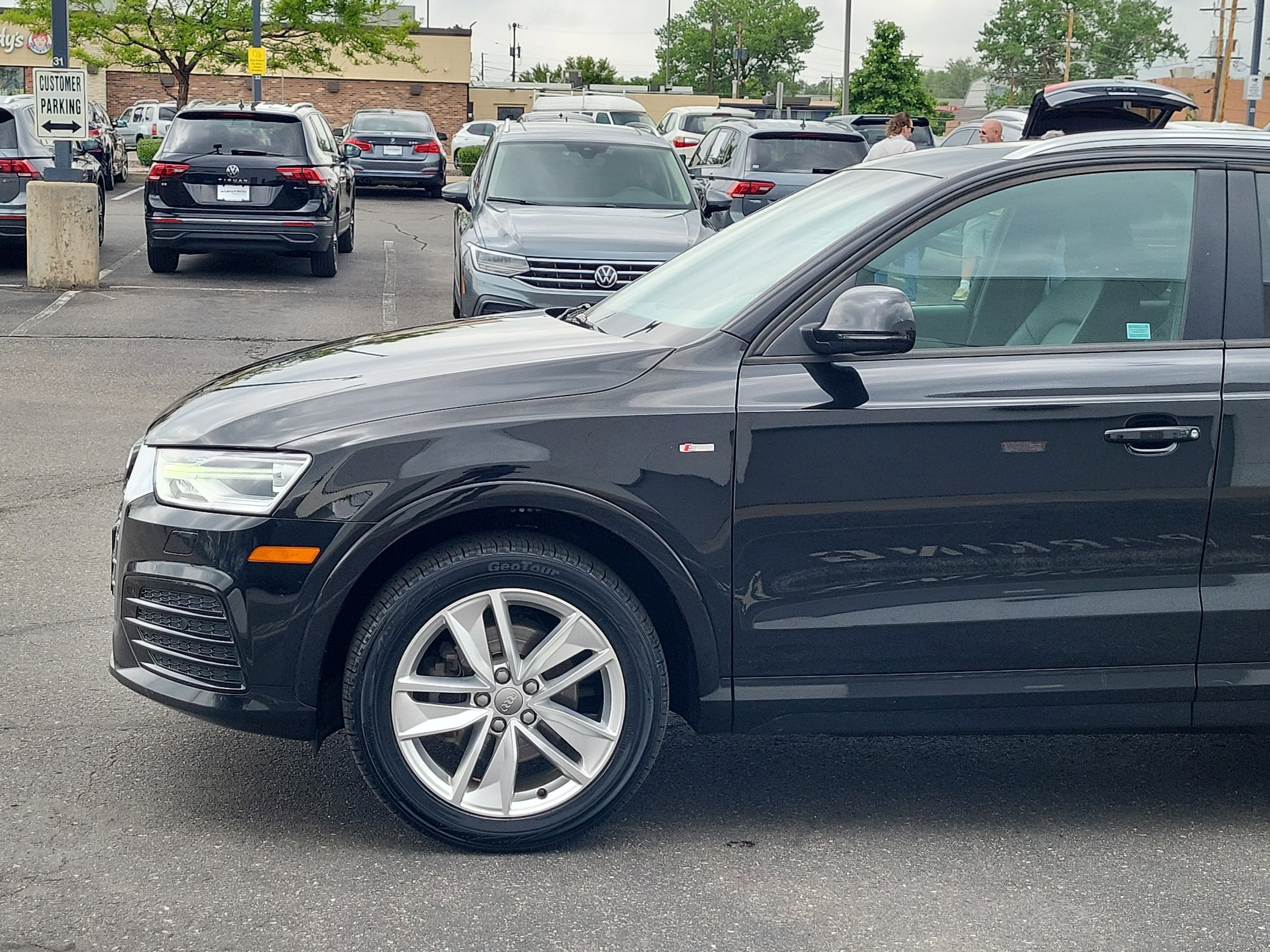 Used 2018 Audi Q3 Premium with VIN WA1BCCFS1JR002955 for sale in Lakewood, CO