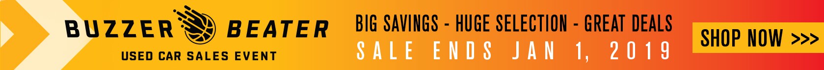 2018 Buzzer Beater Used Car Sales Event