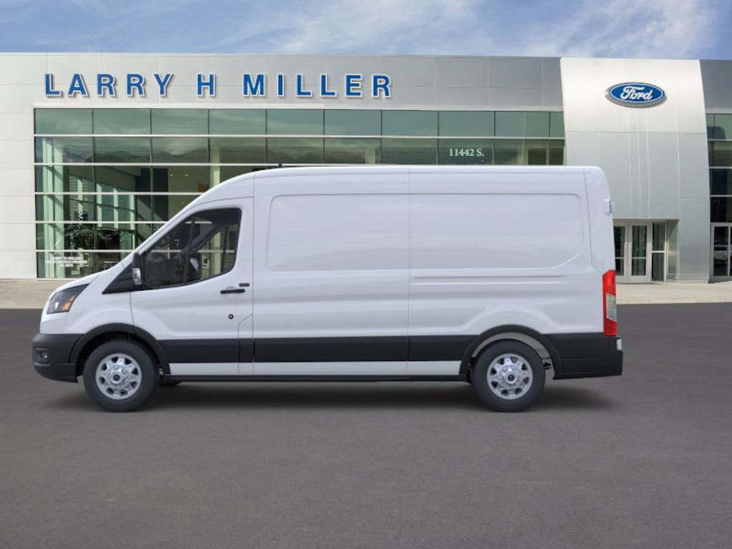 New 2025 Ford Transit Cargo Van T-350 148" Med Rf 9950 GVWR RWD V6 Engine