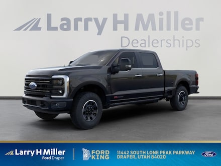 Featured New 2026 Ford Super Duty F-350 SRW Platinum 4WD Crew Cab 6-3/4' Box V8 Engine for sale near you in Draper, UT