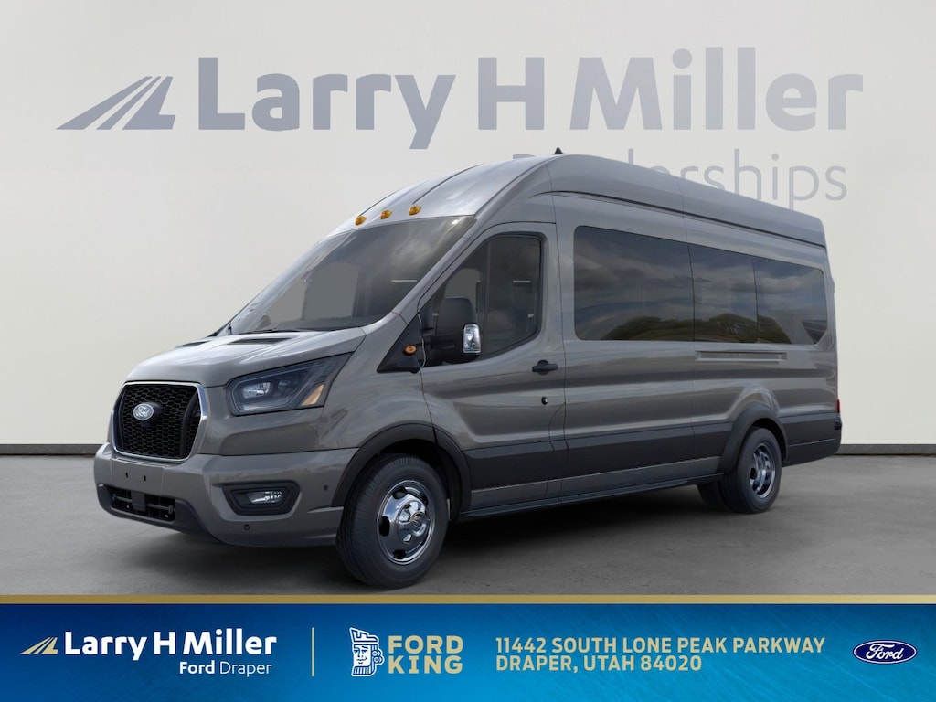 New 2026 Ford Transit Passenger Wagon XLT T-350 HD 148" EL High Roof DRW AWD V6 Engine