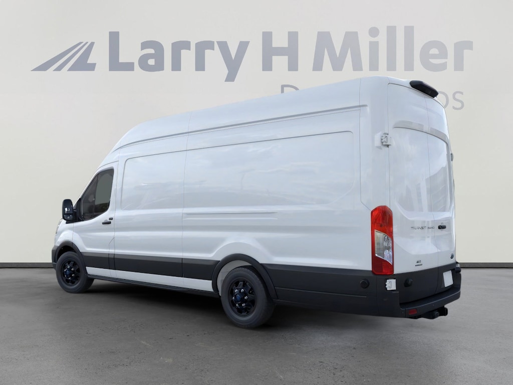 New 2025 Ford Transit Cargo Van T-350 148" EL Hi Rf 9950 GVWR AWD V6 Engine