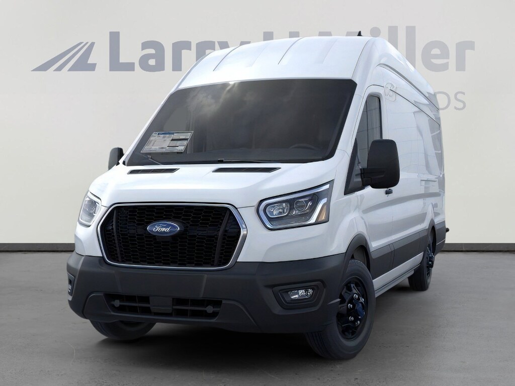 New 2025 Ford Transit Cargo Van T-350 148" EL Hi Rf 9950 GVWR AWD V6 Engine