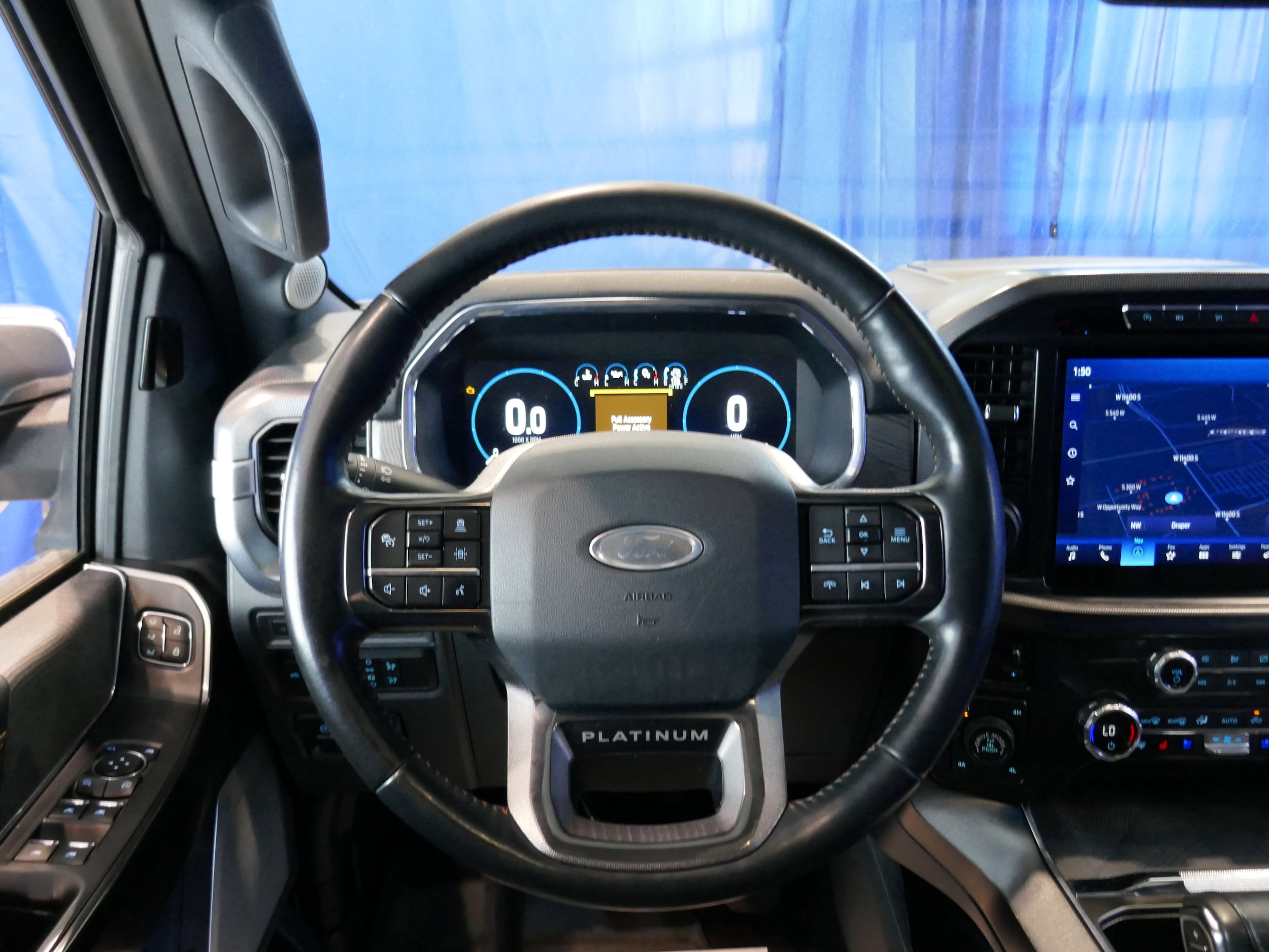 Used 2021 Ford F-150 Platinum with VIN 1FTFW1E84MFA41389 for sale in Draper, UT
