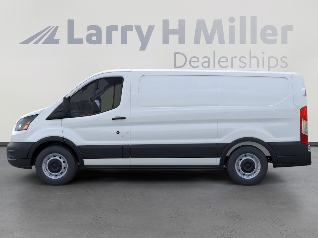 New 2025 Ford Transit Cargo Van XL T-150 130" Low Rf 8670 GVWR RWD V6 Engine