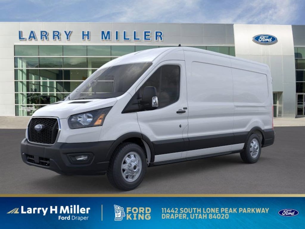 New 2025 Ford Transit Cargo Van T-350 148" Med Rf 9950 GVWR RWD V6 Engine