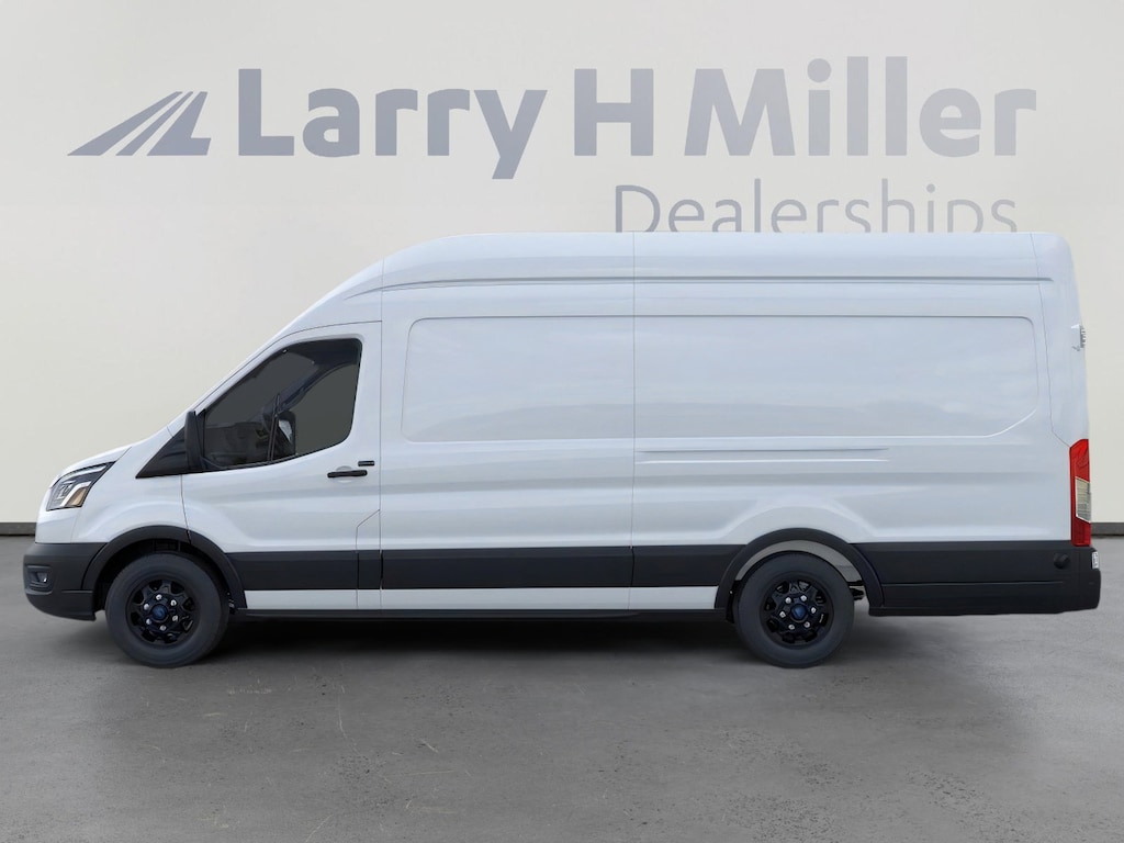 New 2025 Ford Transit Cargo Van T-350 148" EL Hi Rf 9950 GVWR AWD V6 Engine
