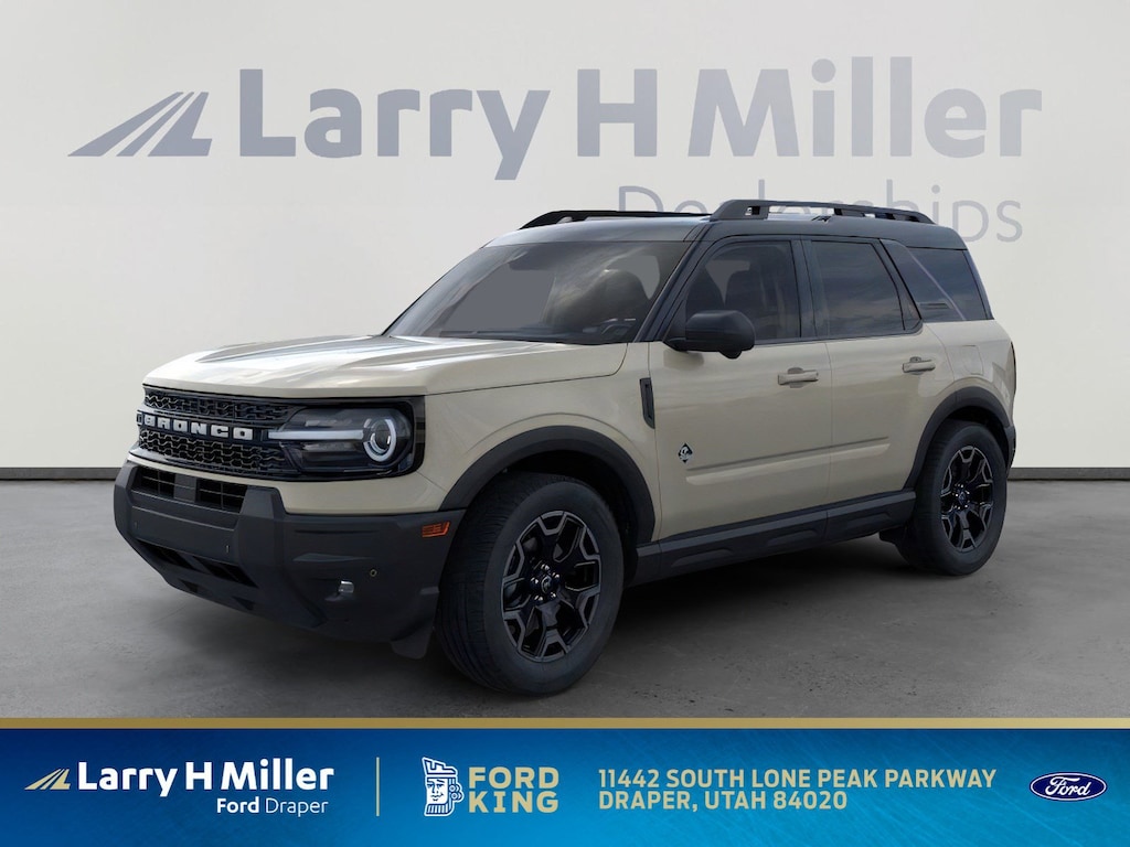 New 2025 Ford Bronco Sport Outer Banks 4x4 I3 Engine