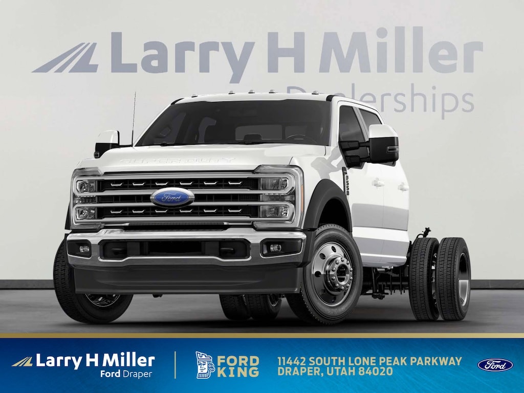 New 2026 Ford Super Duty F-550 DRW XL 4WD Crew Cab 203" WB 84" CA V8 Engine