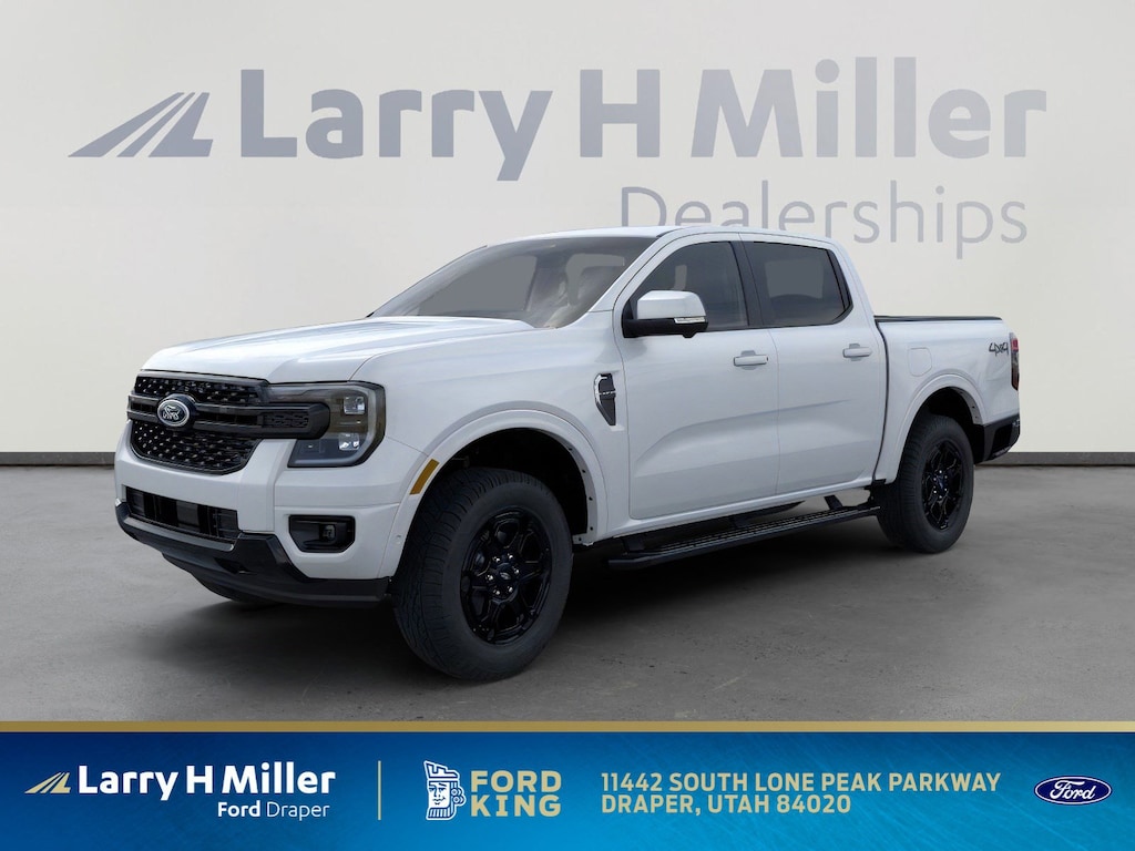 New 2025 Ford Ranger LARIAT 4WD SuperCrew 5' Box I4 Engine