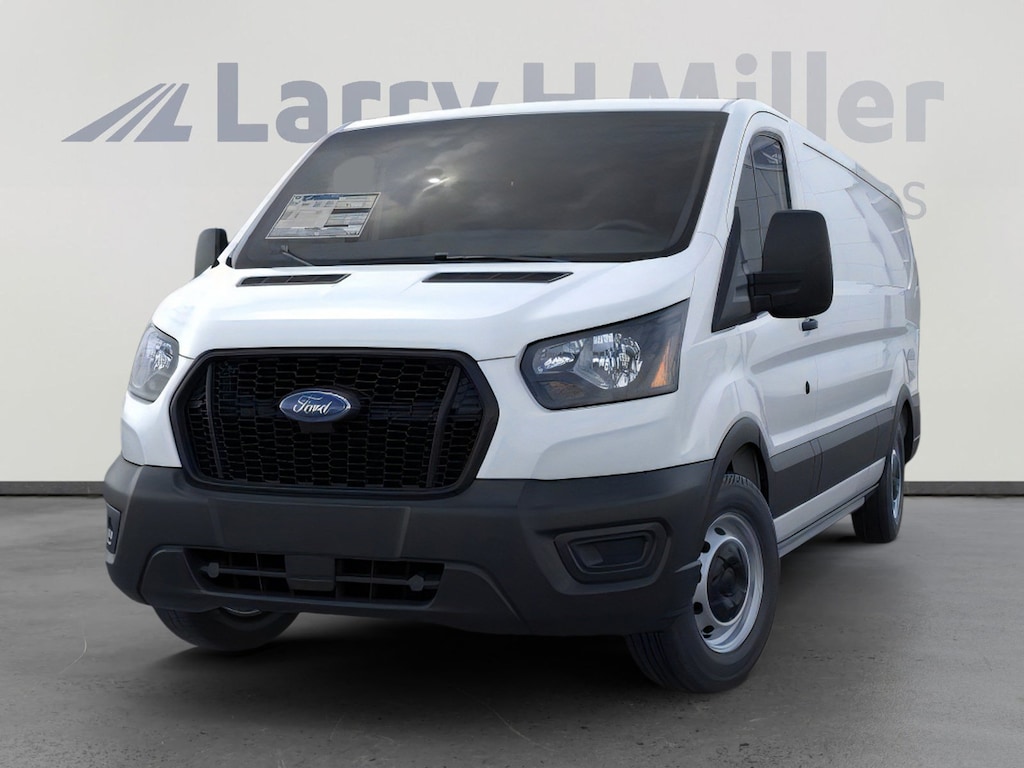 New 2025 Ford Transit Cargo Van T-250 148" Low Rf 9070 GVWR RWD V6 Engine
