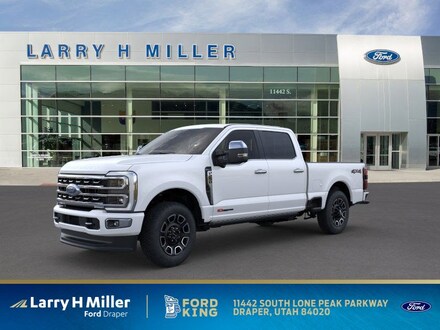 Featured New 2024 Ford Super Duty F-250 SRW Platinum 4WD Crew Cab 6-3/4' Box V8 Engine for sale near you in Draper, UT