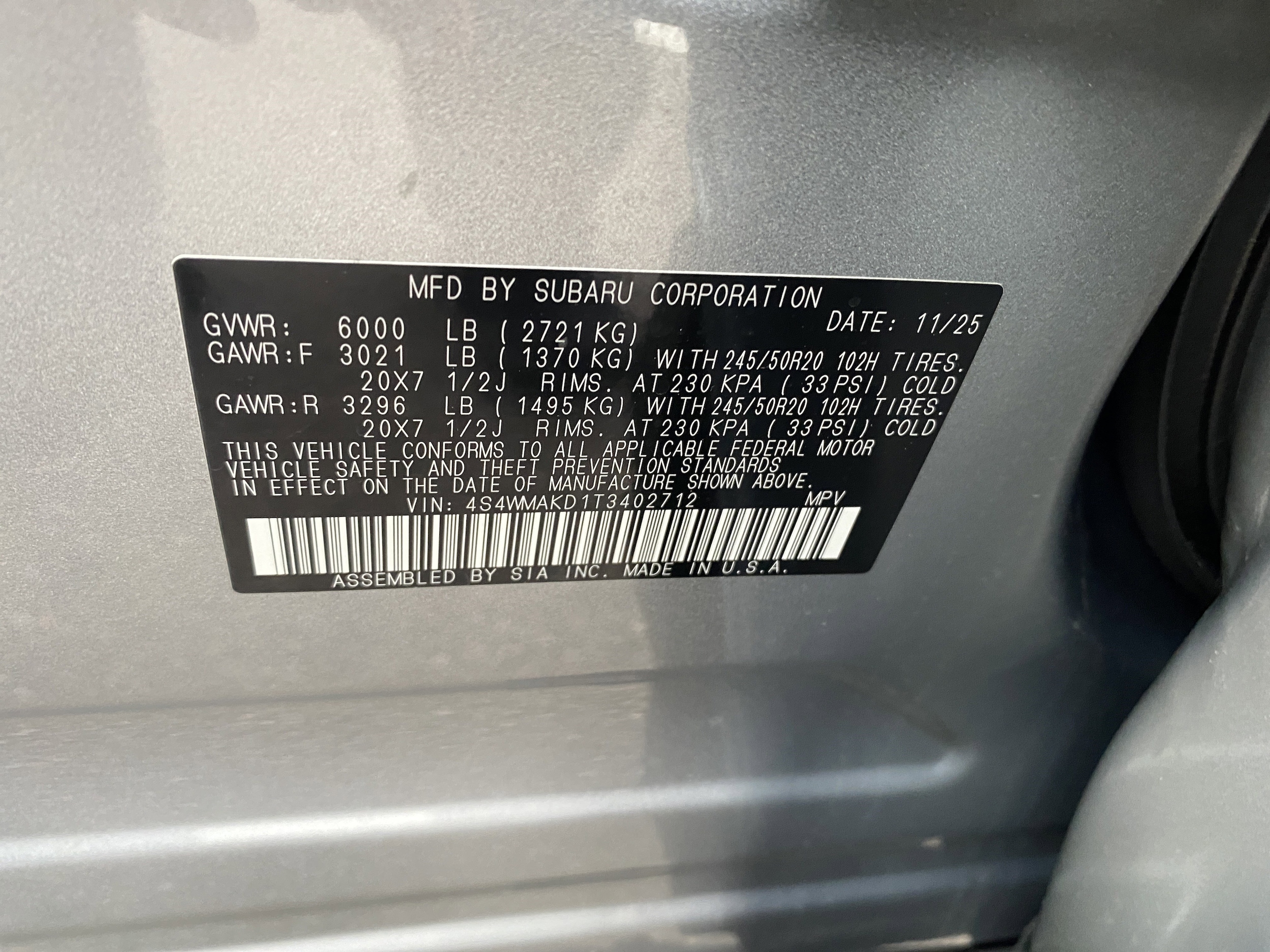 2026 Subaru Ascent Touring - Photo 28