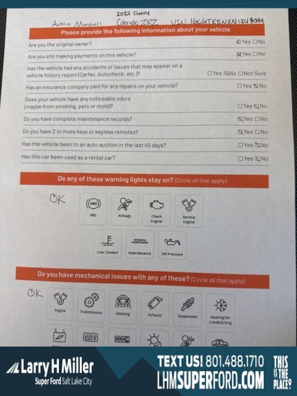 Used 2022 Chevrolet Colorado 4WD ZR2 Truck Crew Cab