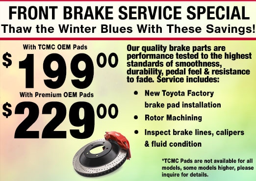 Auto Service Specials Discounts Larry H Miller Toyota Corona
