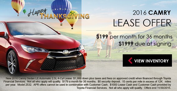 Larry H Miller Toyota Corona | Thanksgiving Holiday Sale