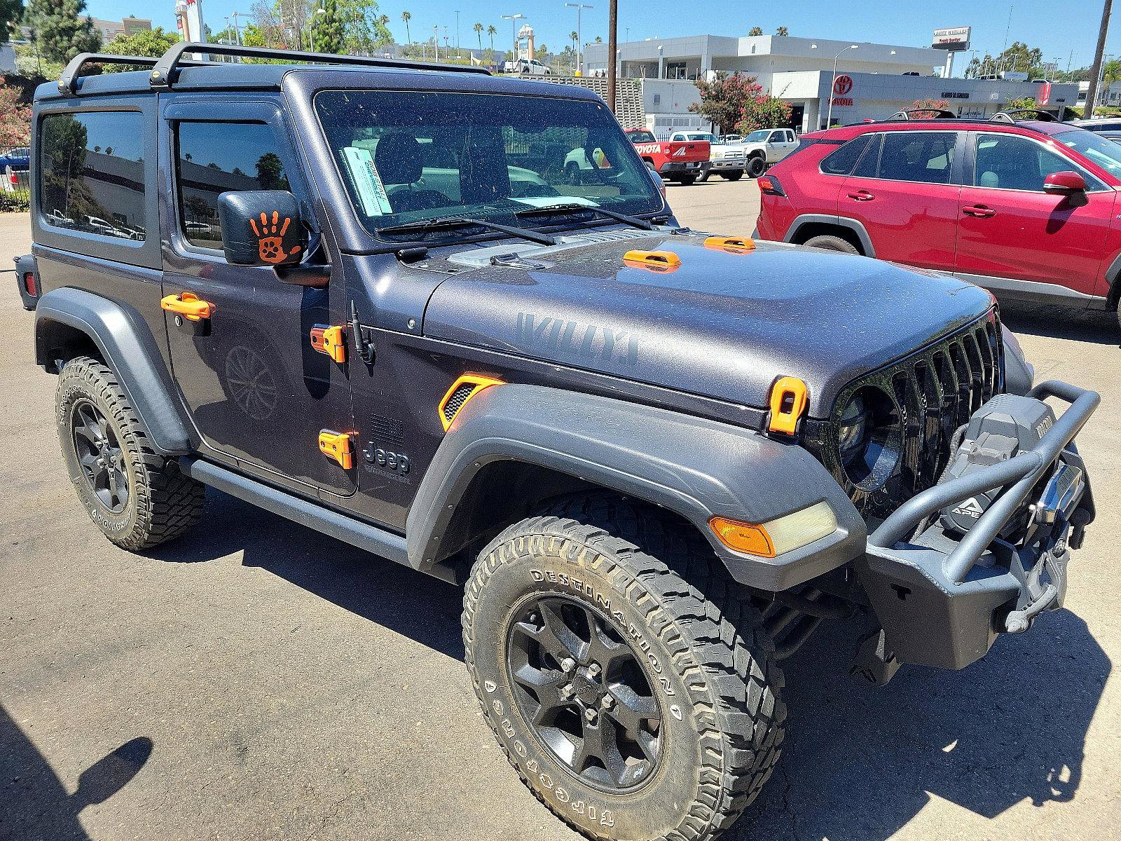 Used 2021 Jeep Wrangler Willys with VIN 1C4HJXAG7MW692426 for sale in Lemon Grove, CA