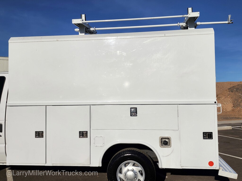 Used 2023 Ford E-Series Cutaway Reading HR CSV Service Body w/Double Drop Down Lad Truck
