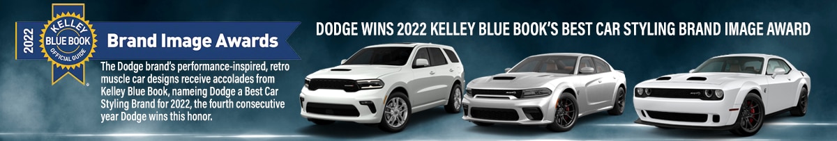 Dodge wins 2022 KBB.COM Best Car Styling Brand Image Award