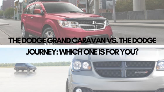 The Dodge Grand Caravan vs. the Dodge Journey: Which One Is for You?