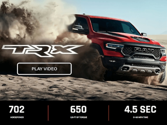 All-New 2021 Ram 1500 TRX. Quickest, fastest, most powerful production truck in the world