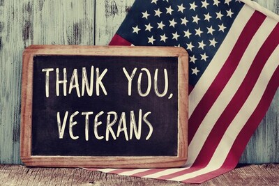 Veteran's Special! Veteran's Special!