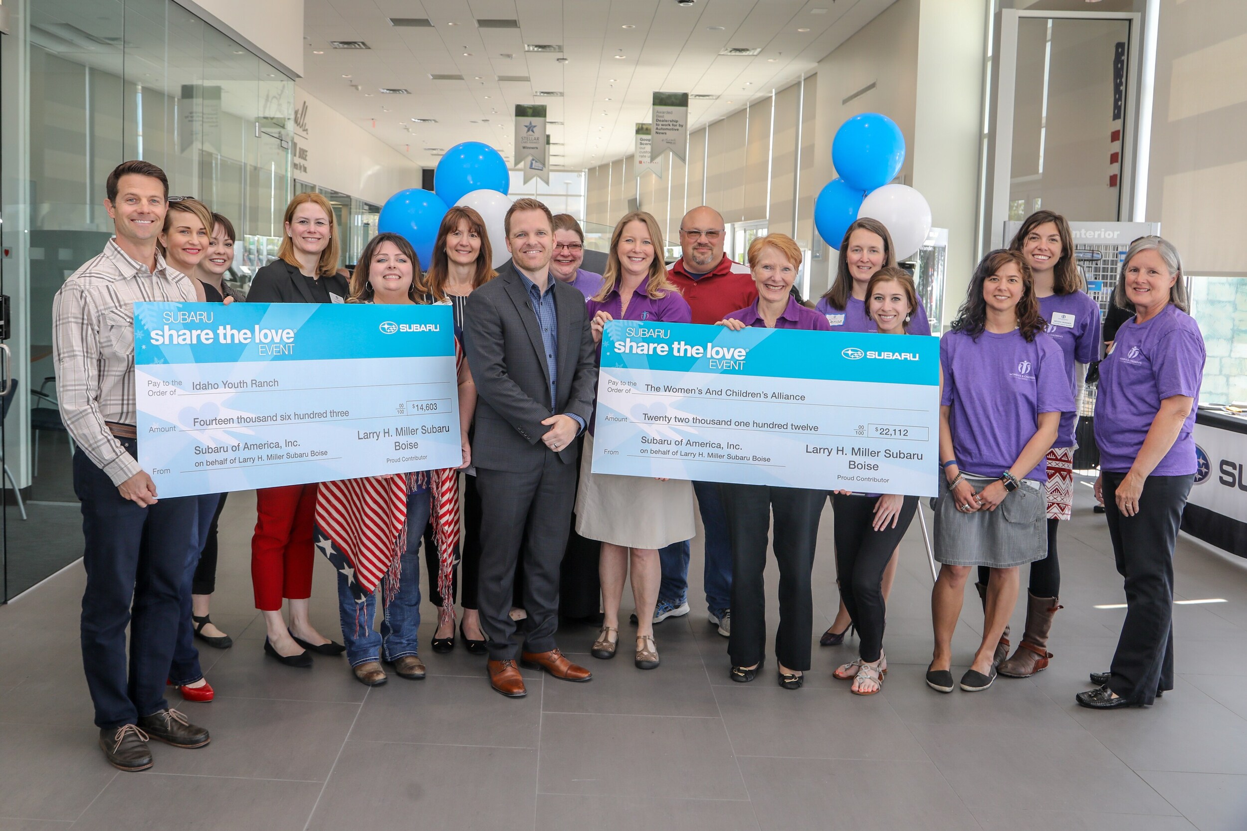 Larry Miller Boise >> Larry H Miller Subaru Boise Donates Over 36k To Boise Larry Miller Boise >> Larry H Miller Subaru Boise Donates Over 36k To Boise