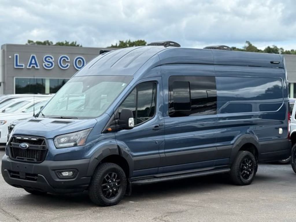 Used 2023 Ford Transit-350 148 WB High Roof Extended Cargo Cargo Van